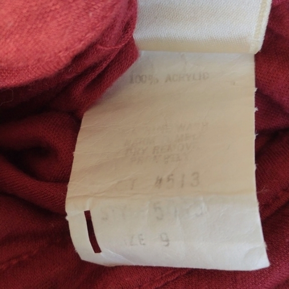 Vintage Jody T of California Burgundy Midi Dress - Picture 10 of 10